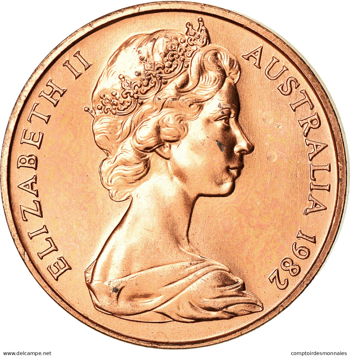 Monnaie, Australie, Elizabeth II, 2 Cents, 1982, SUP, Bronze, KM:63 - 2 Cents