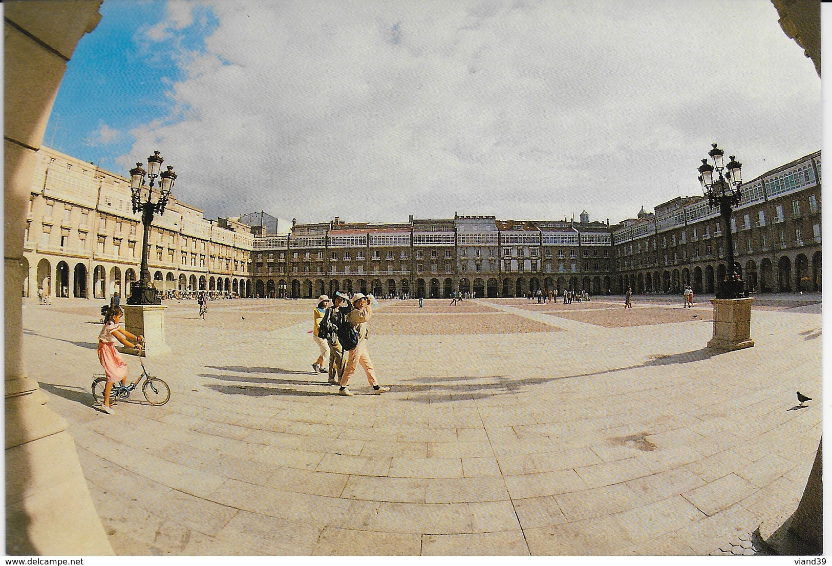 La Coruňa - La Corogne - Vista Général Plaza Maria Pita - La Coruña