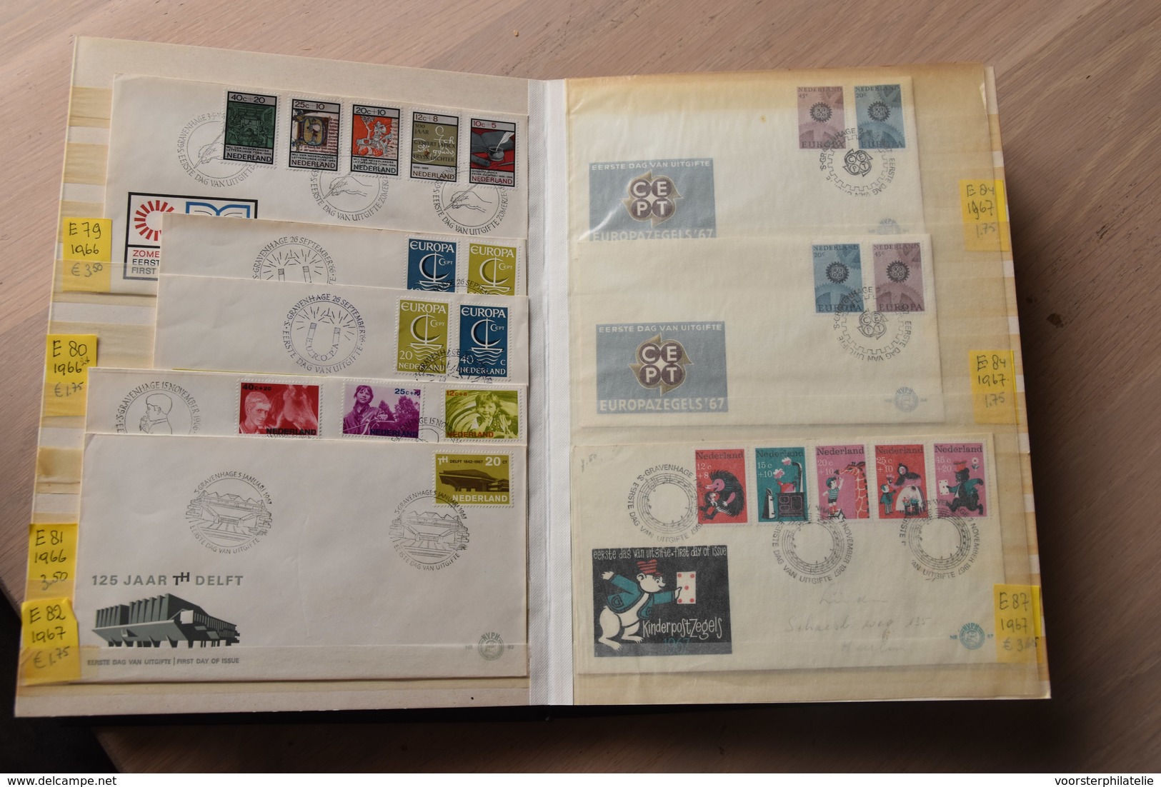 VD 1 ++ NETHERLANDS NEDERLAND LOT FDC'S USED AND BLANK. CHECK FOR PACKAGE SHIPMENT COSTS!!!!!!!