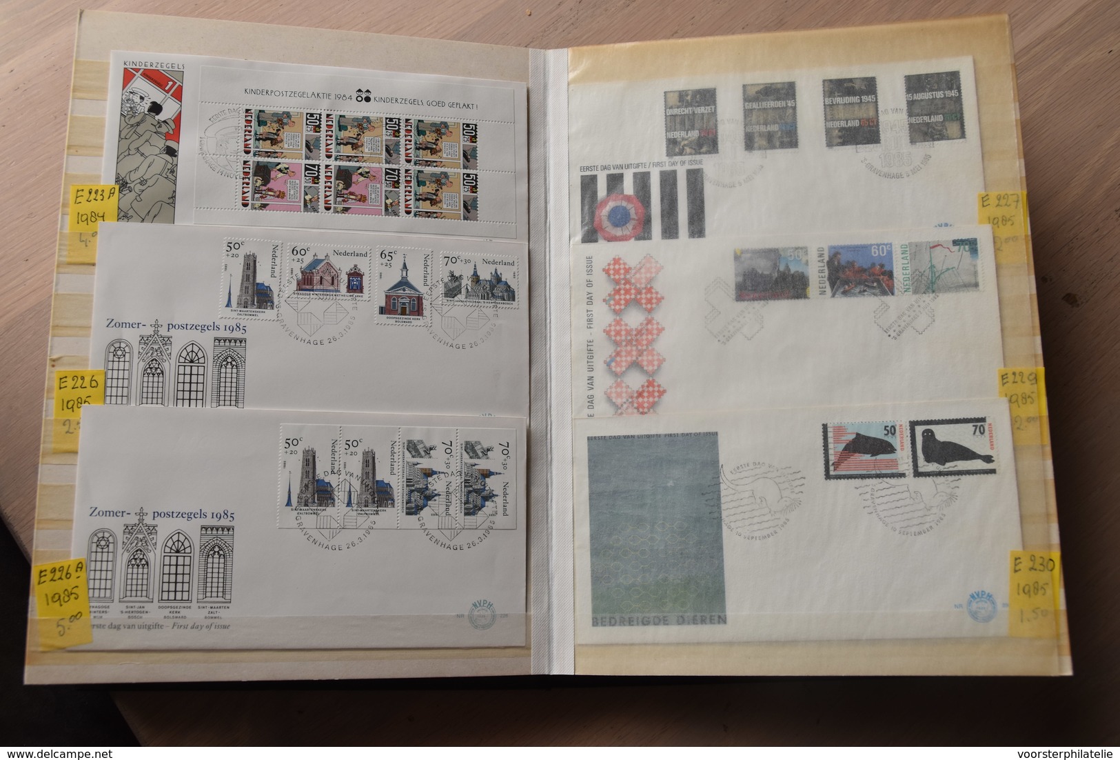 VD 1 ++ NETHERLANDS NEDERLAND LOT FDC'S USED AND BLANK. CHECK FOR PACKAGE SHIPMENT COSTS!!!!!!!