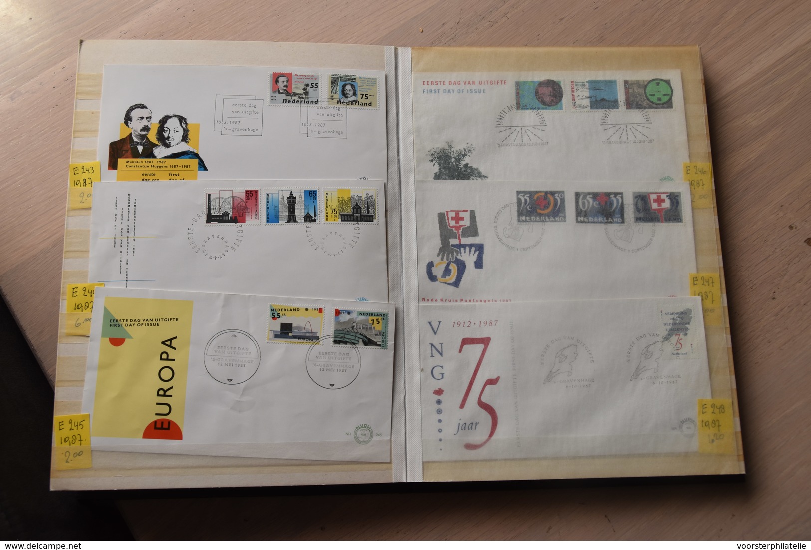 VD 1 ++ NETHERLANDS NEDERLAND LOT FDC'S USED AND BLANK. CHECK FOR PACKAGE SHIPMENT COSTS!!!!!!!