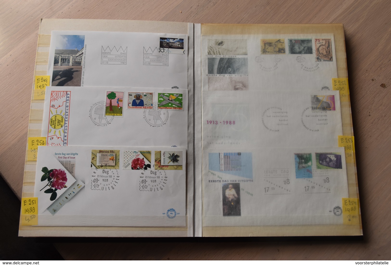VD 1 ++ NETHERLANDS NEDERLAND LOT FDC'S USED AND BLANK. CHECK FOR PACKAGE SHIPMENT COSTS!!!!!!!