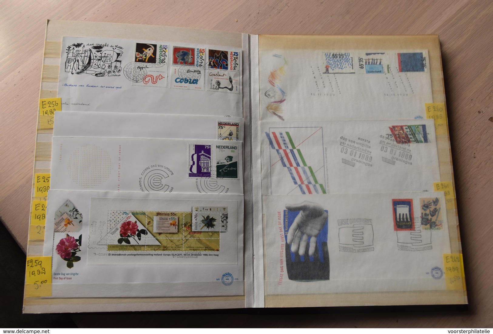 VD 1 ++ NETHERLANDS NEDERLAND LOT FDC'S USED AND BLANK. CHECK FOR PACKAGE SHIPMENT COSTS!!!!!!!