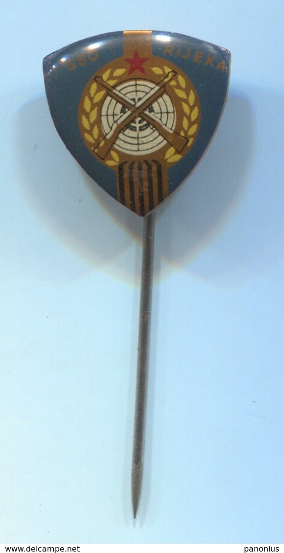 Shooting Archery - SSO RIJEKA, Vintage Pin, Badge, Abzeichen - Archery