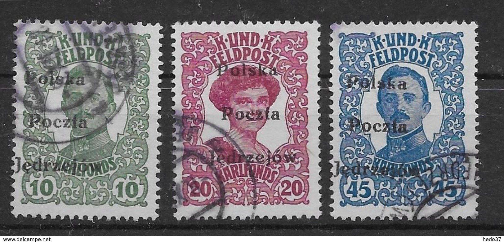 Pologne - Jedrzejow 1915 - Oblitérés - TB - Used Stamps