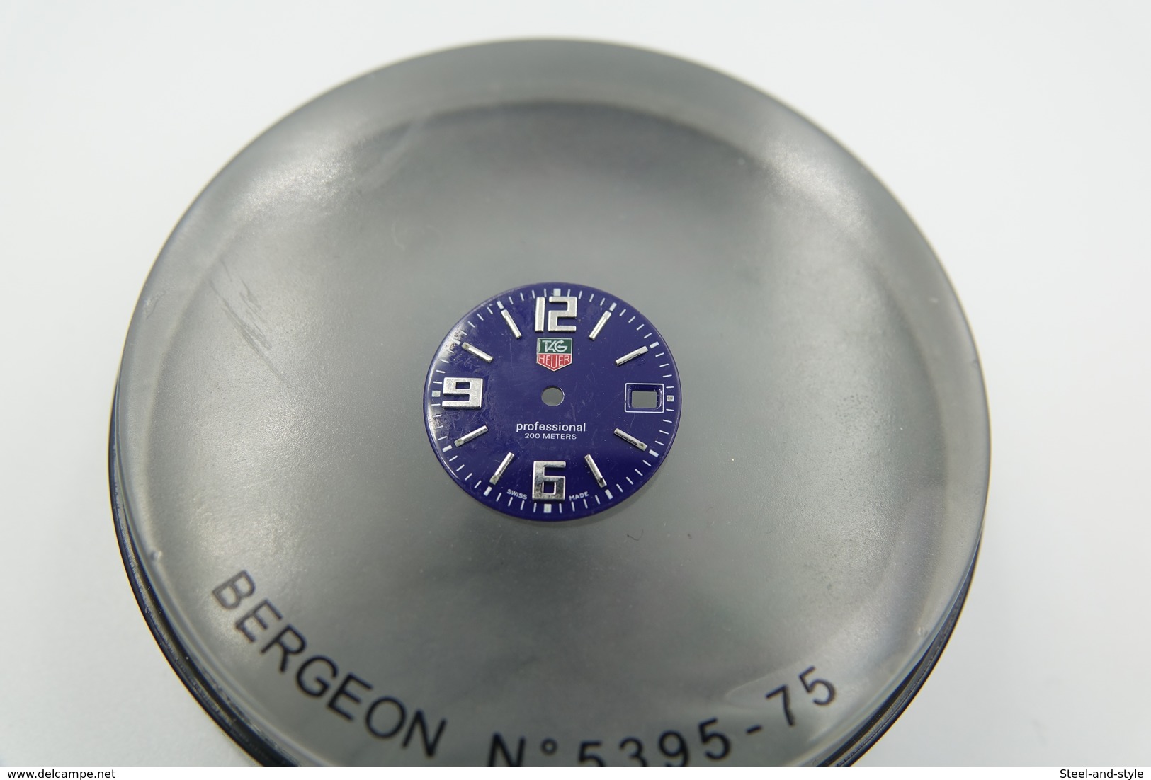 Watches PARTS : DIAL TAG HEUER PROFESSIONAL 2000 Series LADIES *** - Color : Blue - Original Vintage - Genuine Parts - Autres & Non Classés