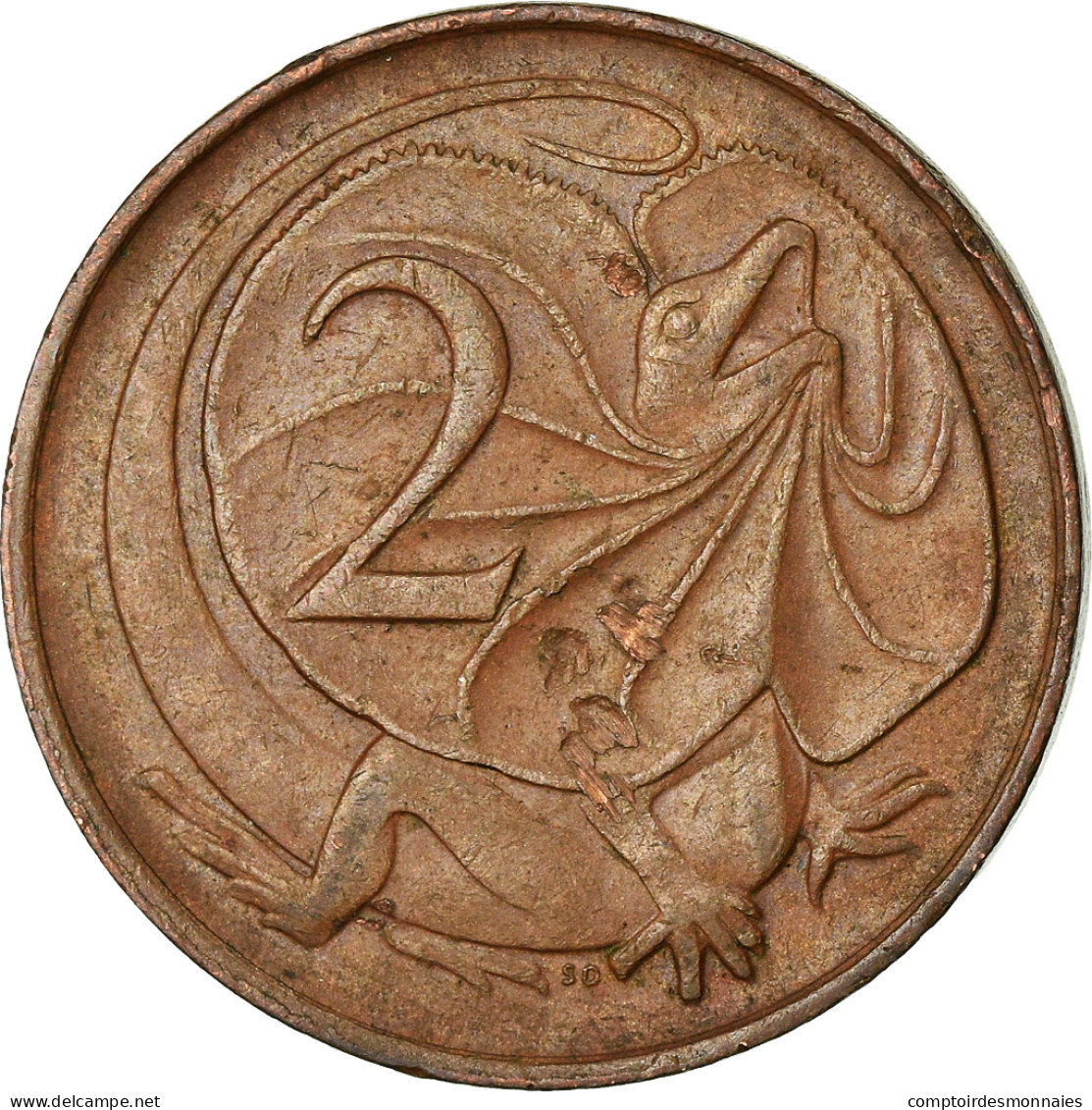 Monnaie, Australie, Elizabeth II, 2 Cents, 1967, TTB, Bronze, KM:63 - 2 Cents