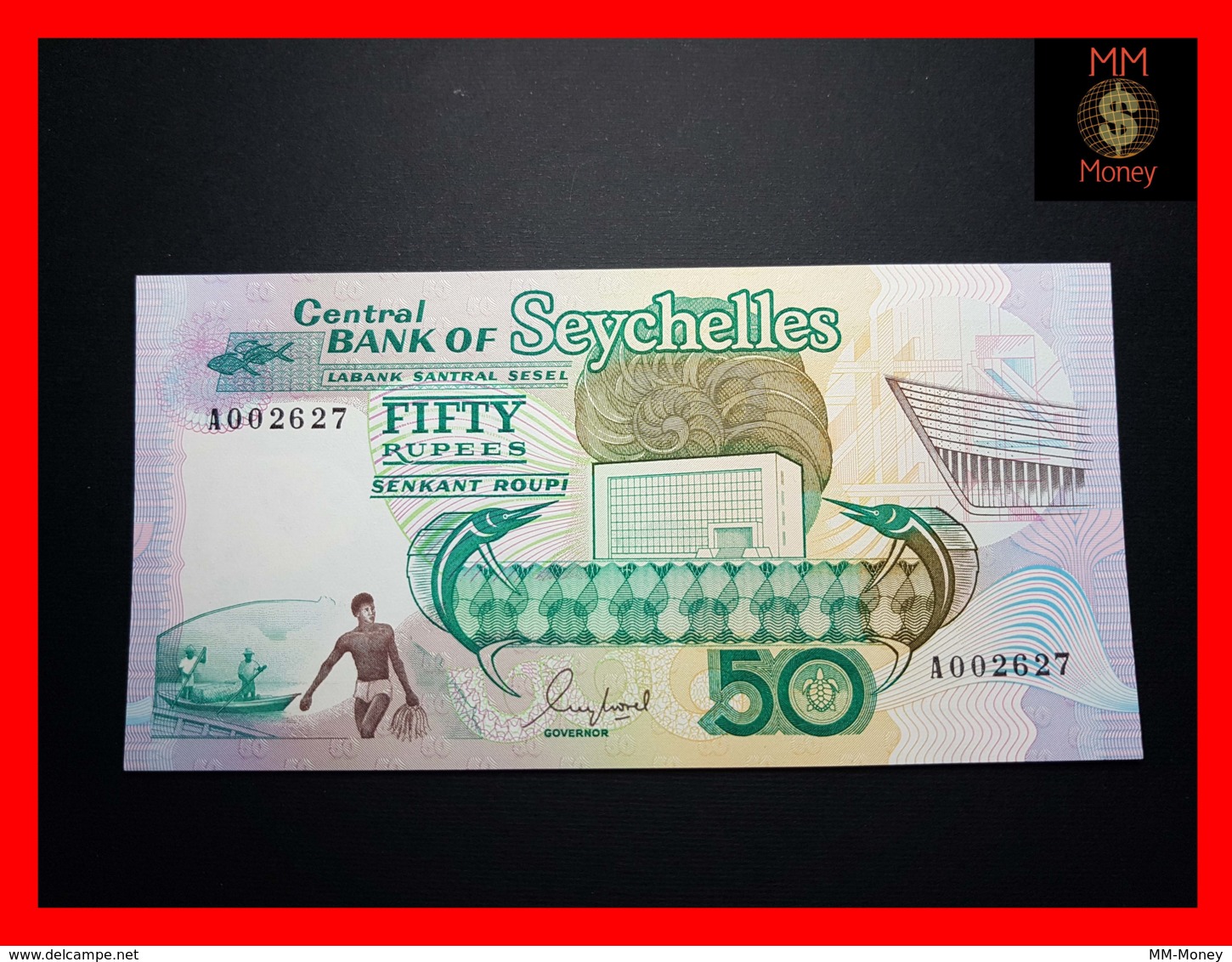 SEYCHELLES 50 Rupees 1989  P. 34  UNC - Seychelles