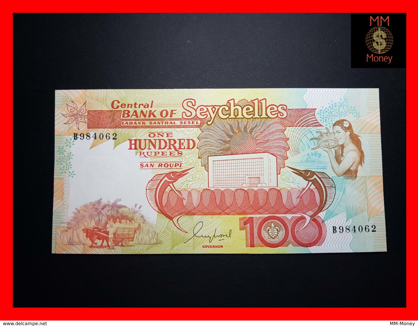 SEYCHELLES 100 Rupees 1989  P. 35   UNC - Seychellen