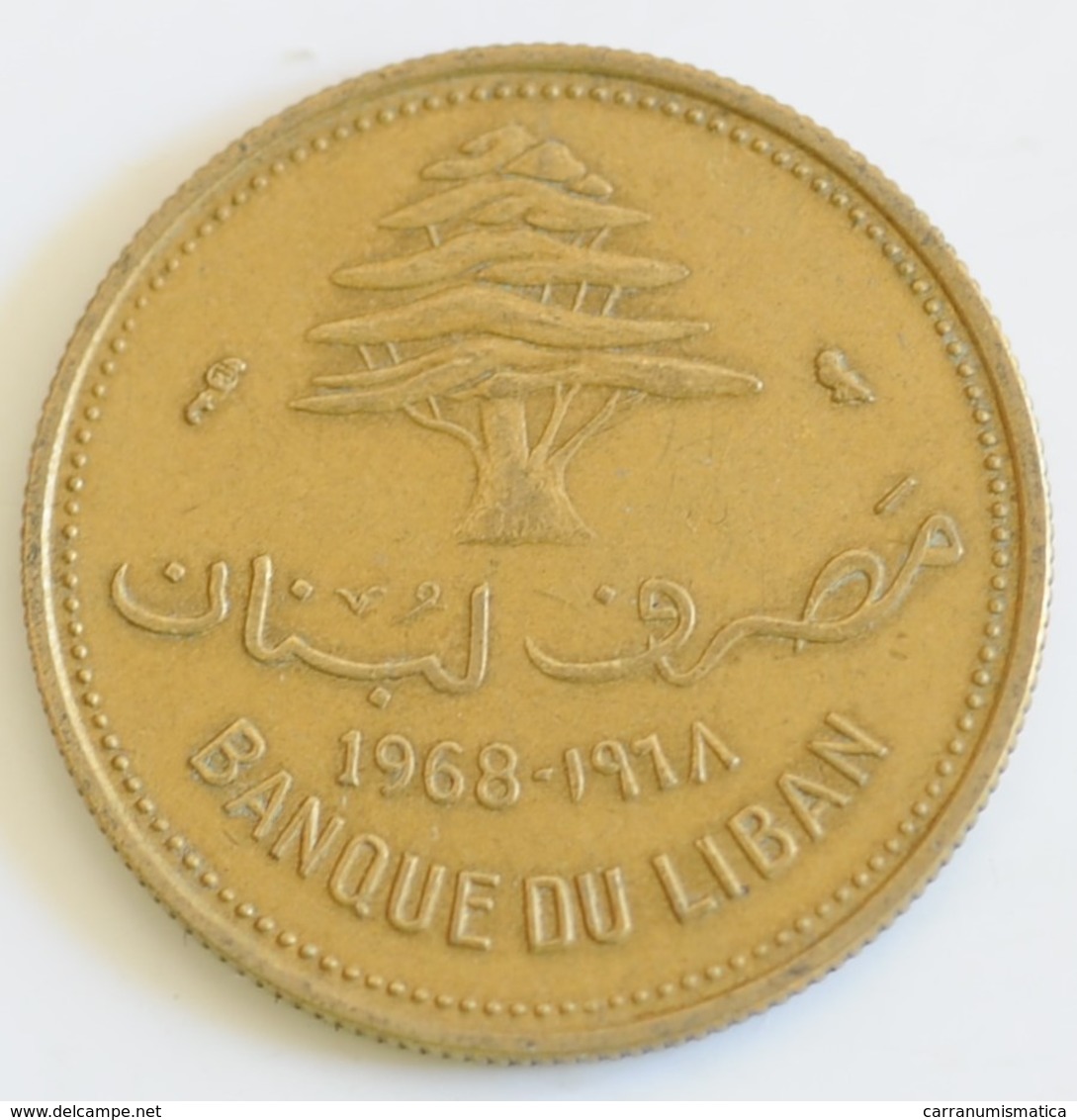 LIBANO 10 PIASTRES 1968 - Lebanon