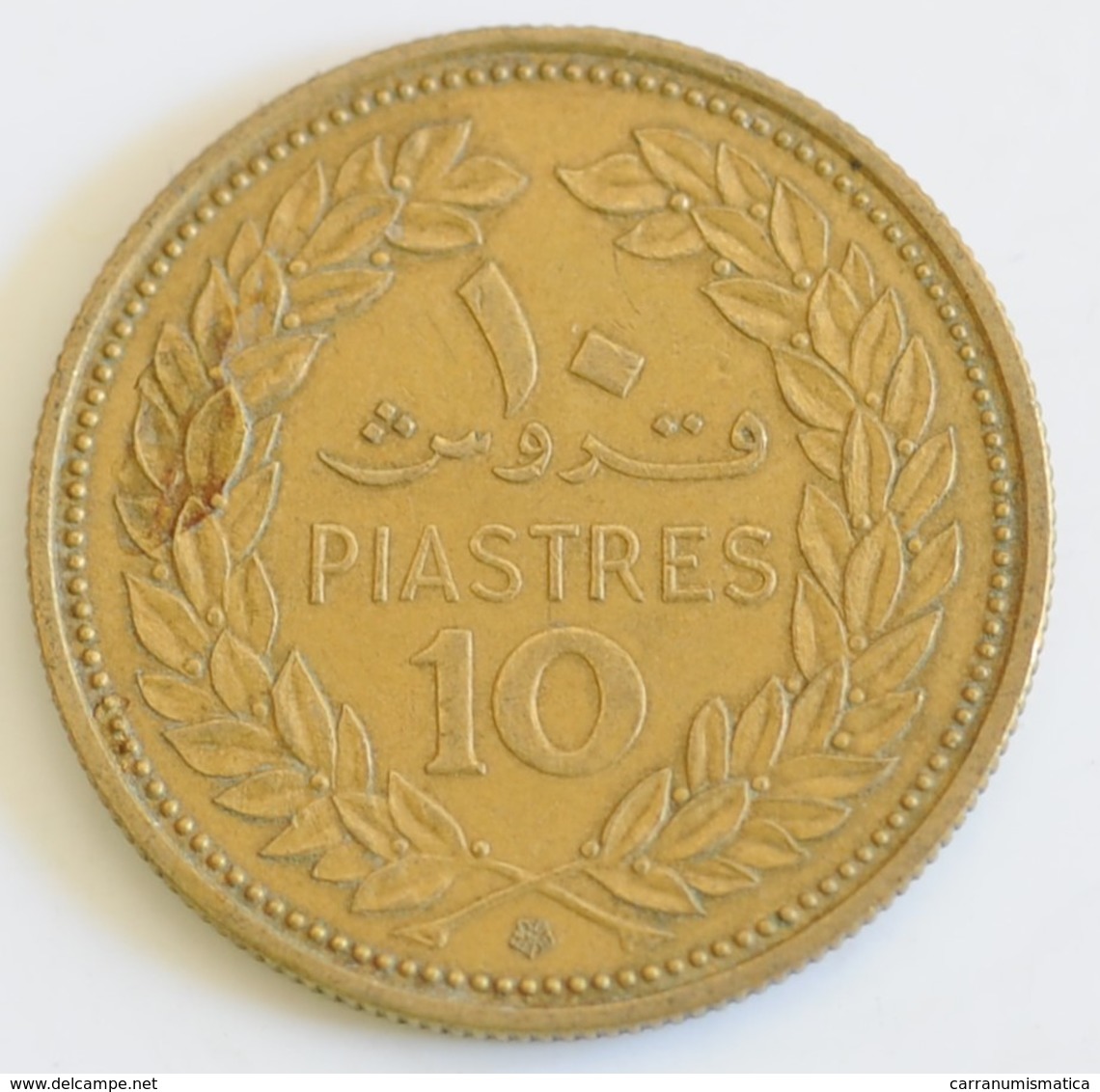 LIBANO 10 PIASTRES 1968 - Libano