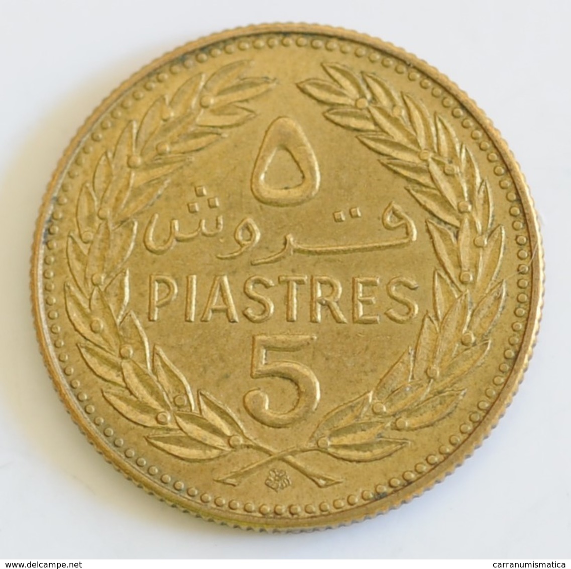 LIBANO 5 PIASTRES 1972 - Libanon