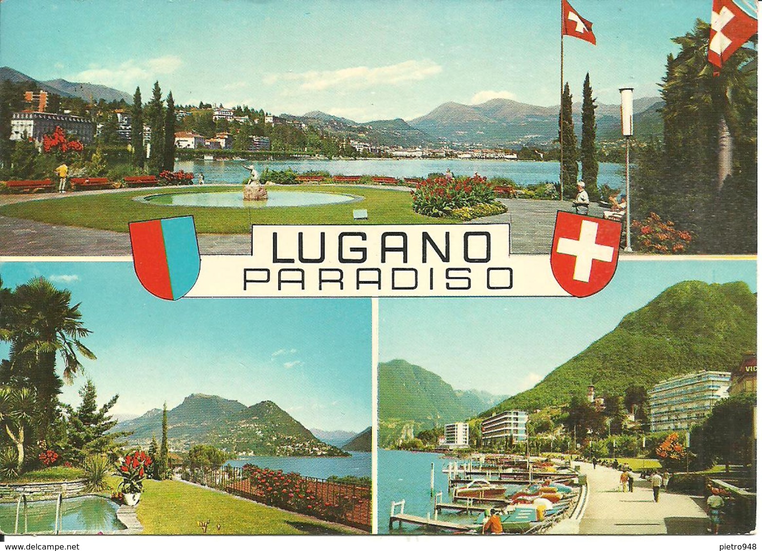 Lugano Paradiso (Ticino, Svizzera) Scorci Panoramici, Panoramic Views, Vues Panoramiques - Paradiso
