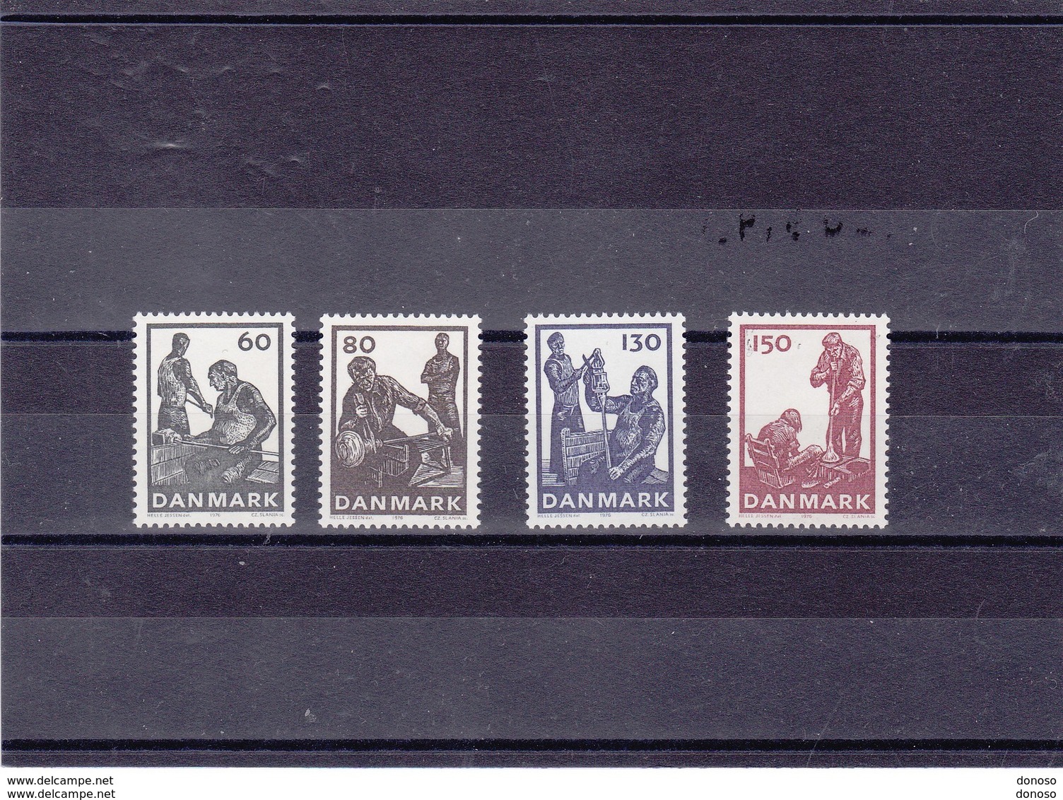 DANEMARK 1976 INDUSTRIE  Yvert 632-635 NEUF**MNH - Ungebraucht