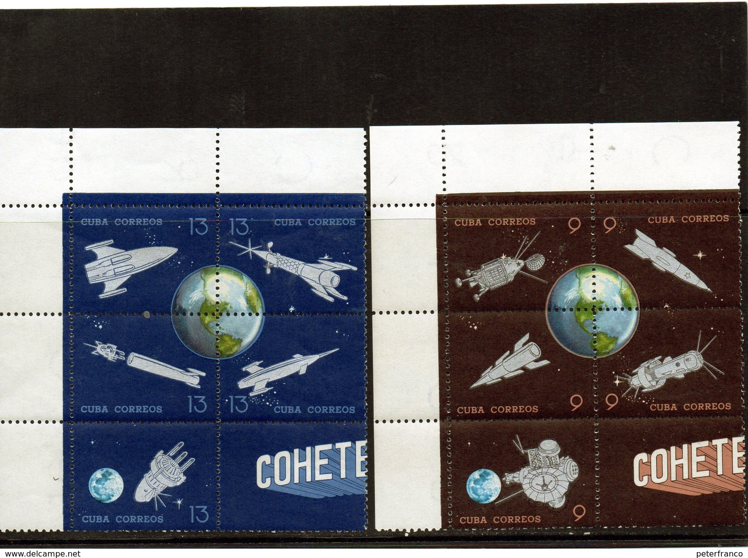 CG33 - 1964 Cuba - Satelliti Spaziali - Amérique Du Nord
