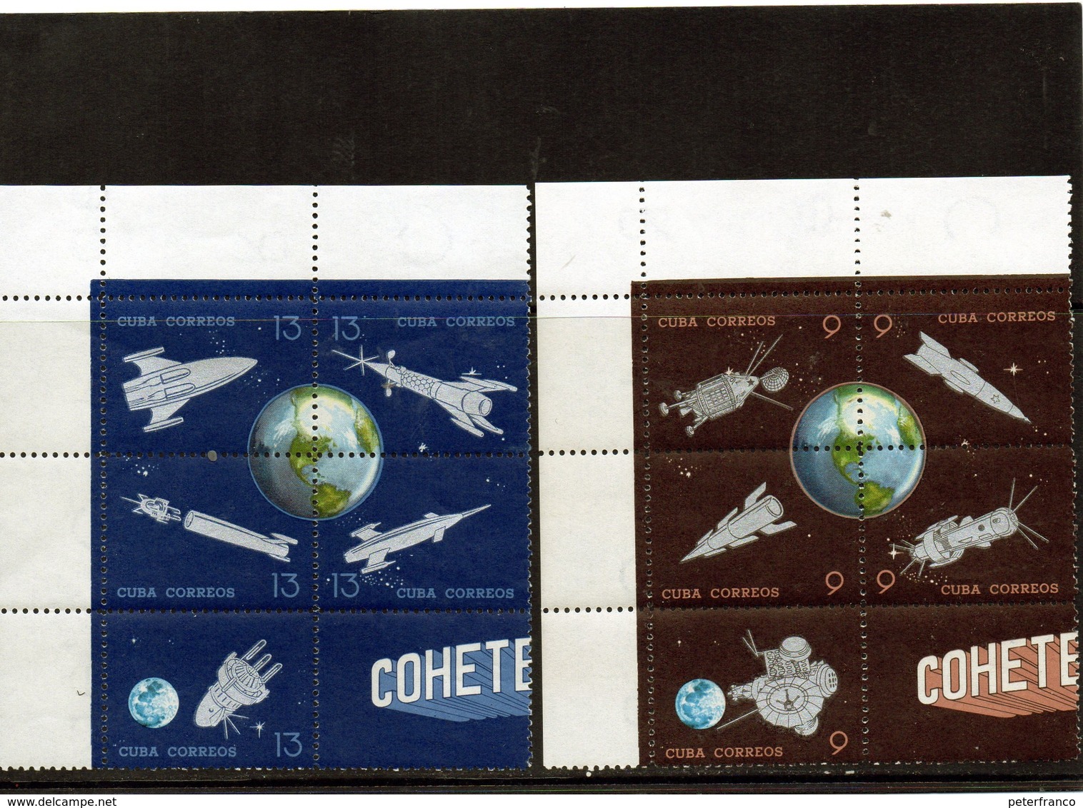 CG33 - 1964 Cuba - Satelliti Spaziali - North  America