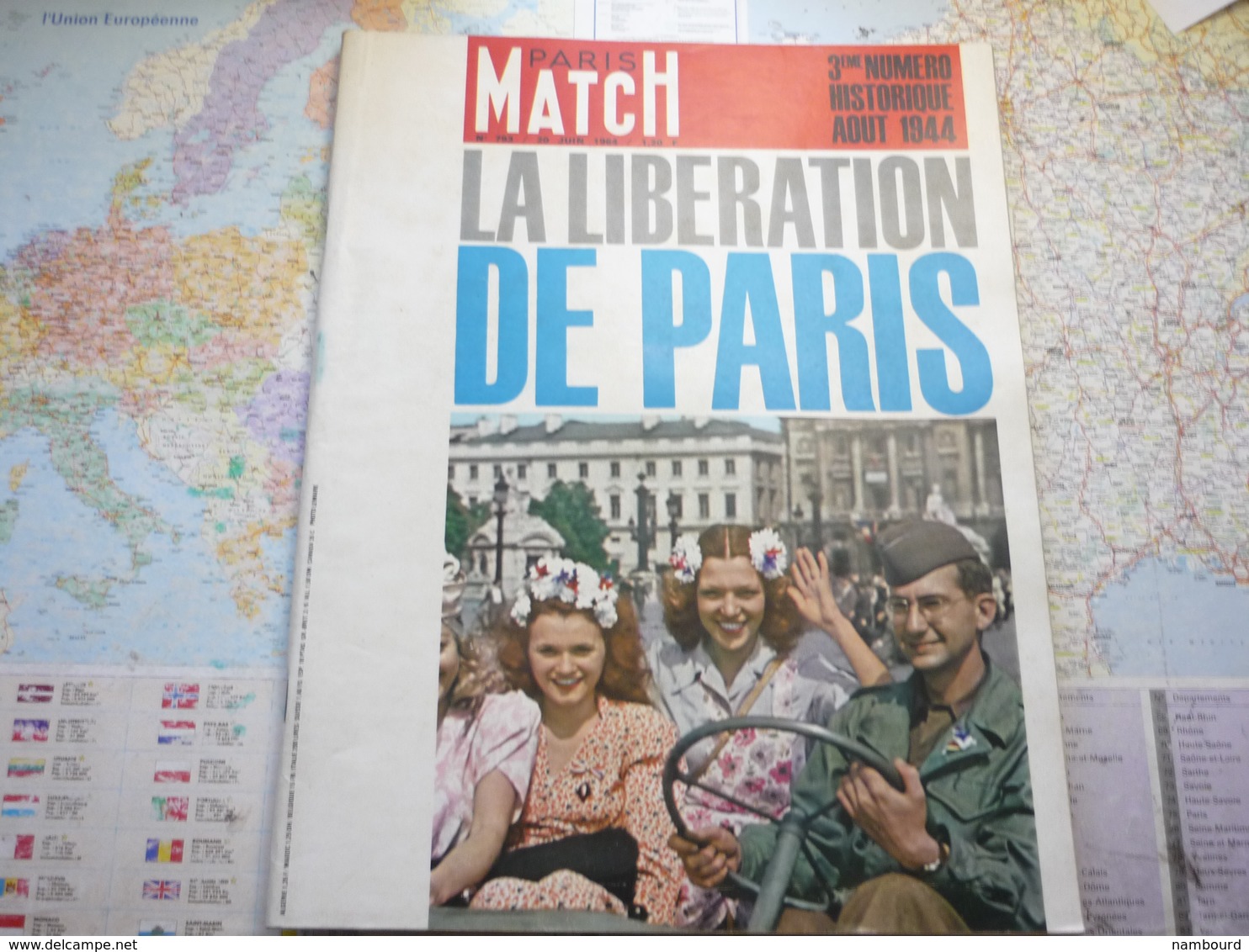 Paris Match N°793 20 Juin 1964 Numéro Historique 1944 La Libération De Paris - Informations Générales