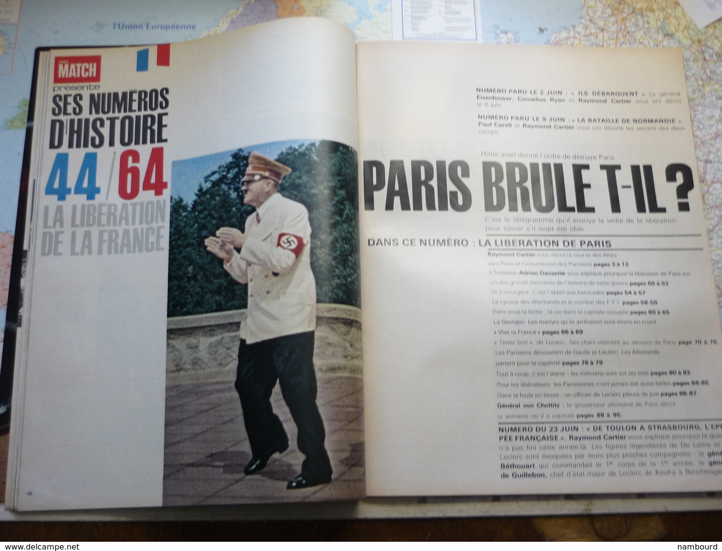 Paris Match N°793 20 Juin 1964 Numéro Historique 1944 La Libération De Paris - Informations Générales