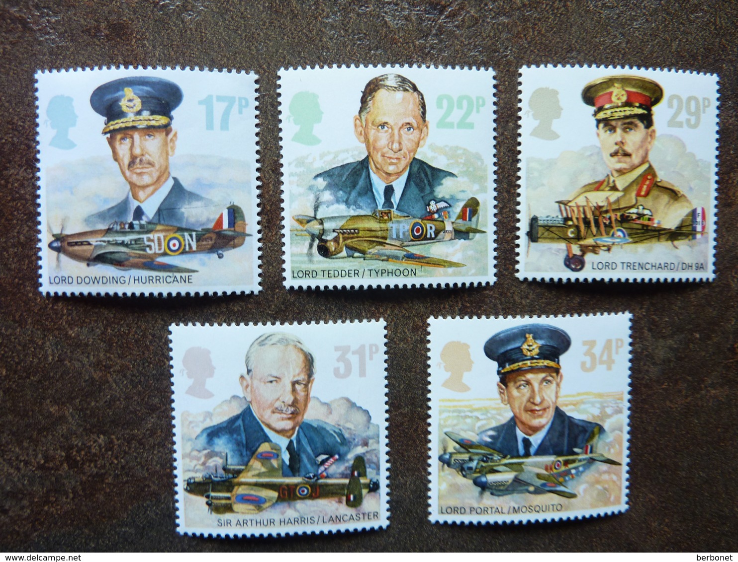 1986  History Of The Royal Air Force    SG = 1336 / 1340   **  MNH - Neufs