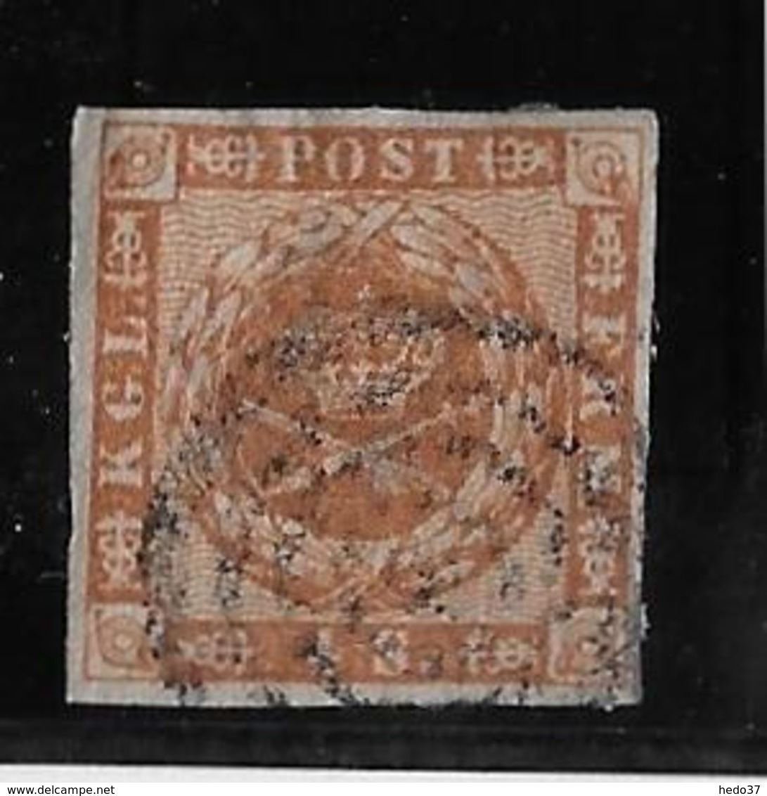 Danemark N°8 - Oblitéré - TB - Used Stamps