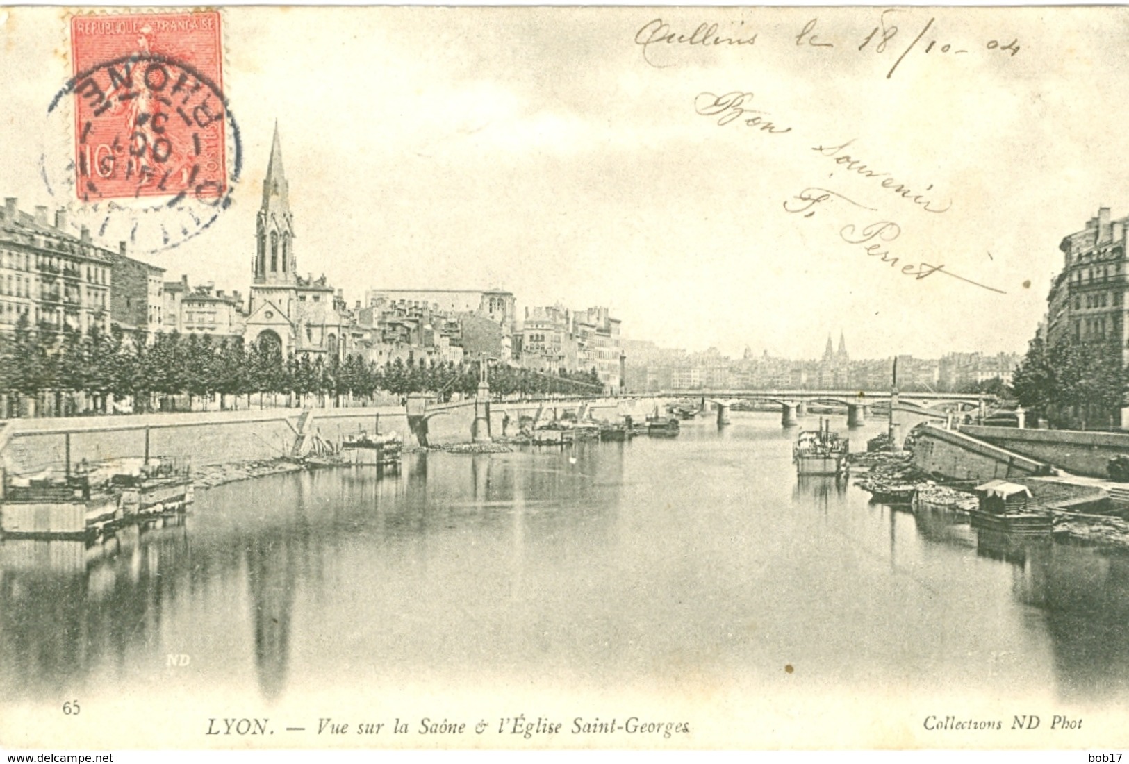 Vue Sur La Saône Et L'église St-Georges - TBE - Lyon 5