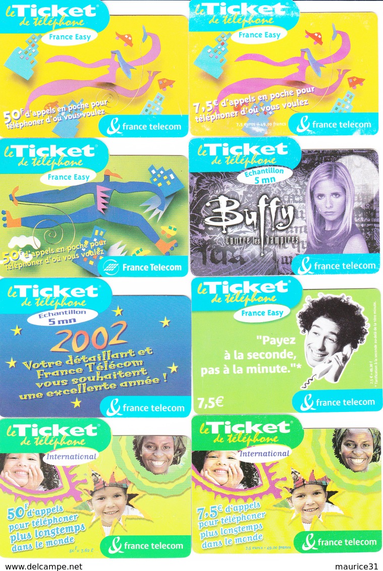 16 Tickets FRANCE TELECOM Lot1 - FT