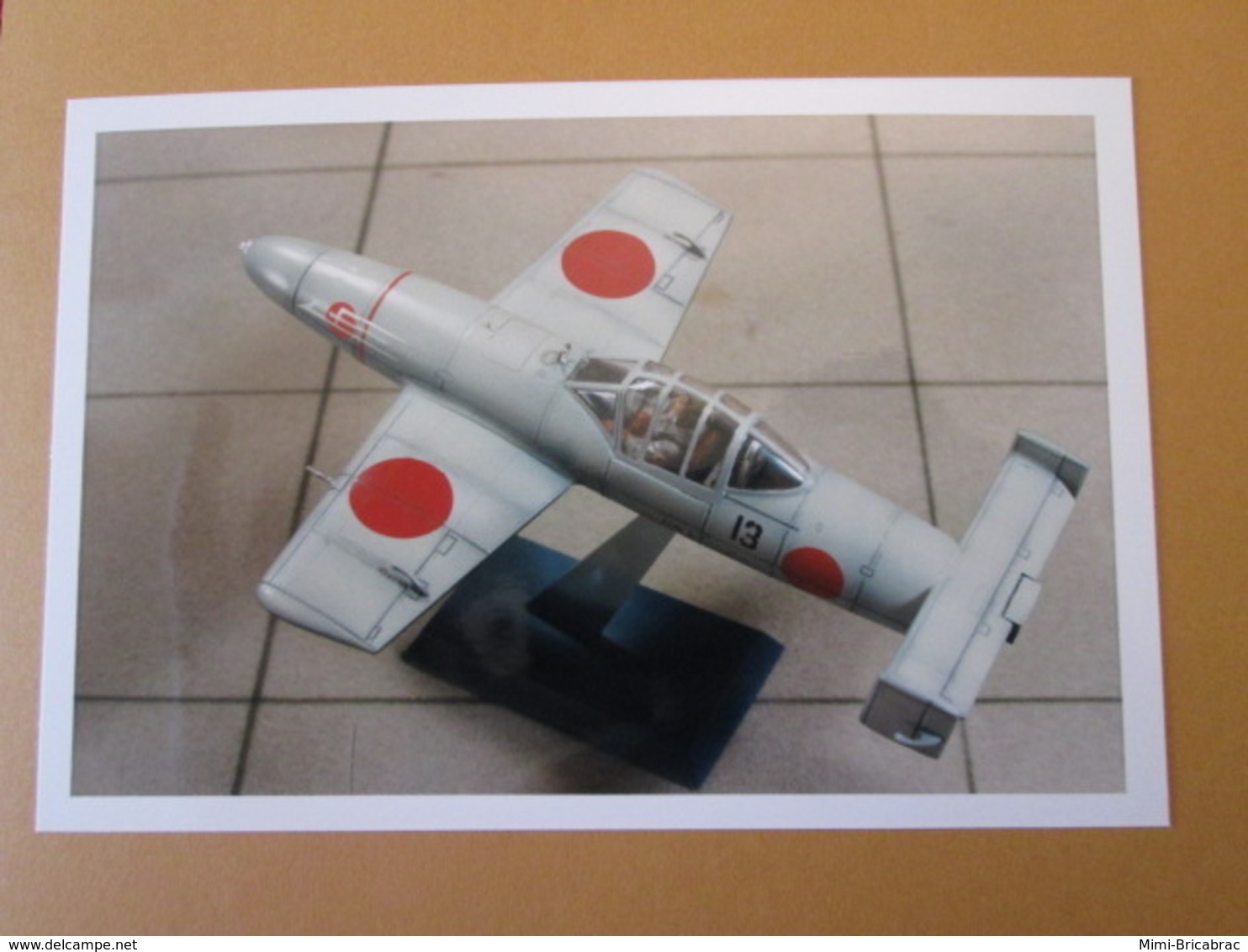 CAGI3 Format Carte Postale Env 15x10cm : SUPERBE (TIRAGE UNIQUE) PHOTO MAQUETTE PLASTIQUE 1/48e KAMIKAZE JINRAI OKHA - Vliegtuigen