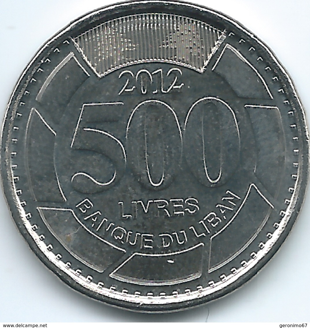 Lebanon - 2012 - 500 Livres - KM39a - Liban