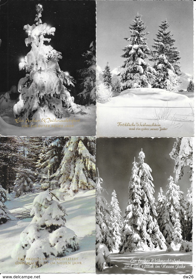 Lot N° 108 De 24 Cartes Nouvel An (Photos Sapins, Allemagne) Frohes Weihnachtsfest Und Ein Gites Neues Jähr - 5 - 99 Cartes