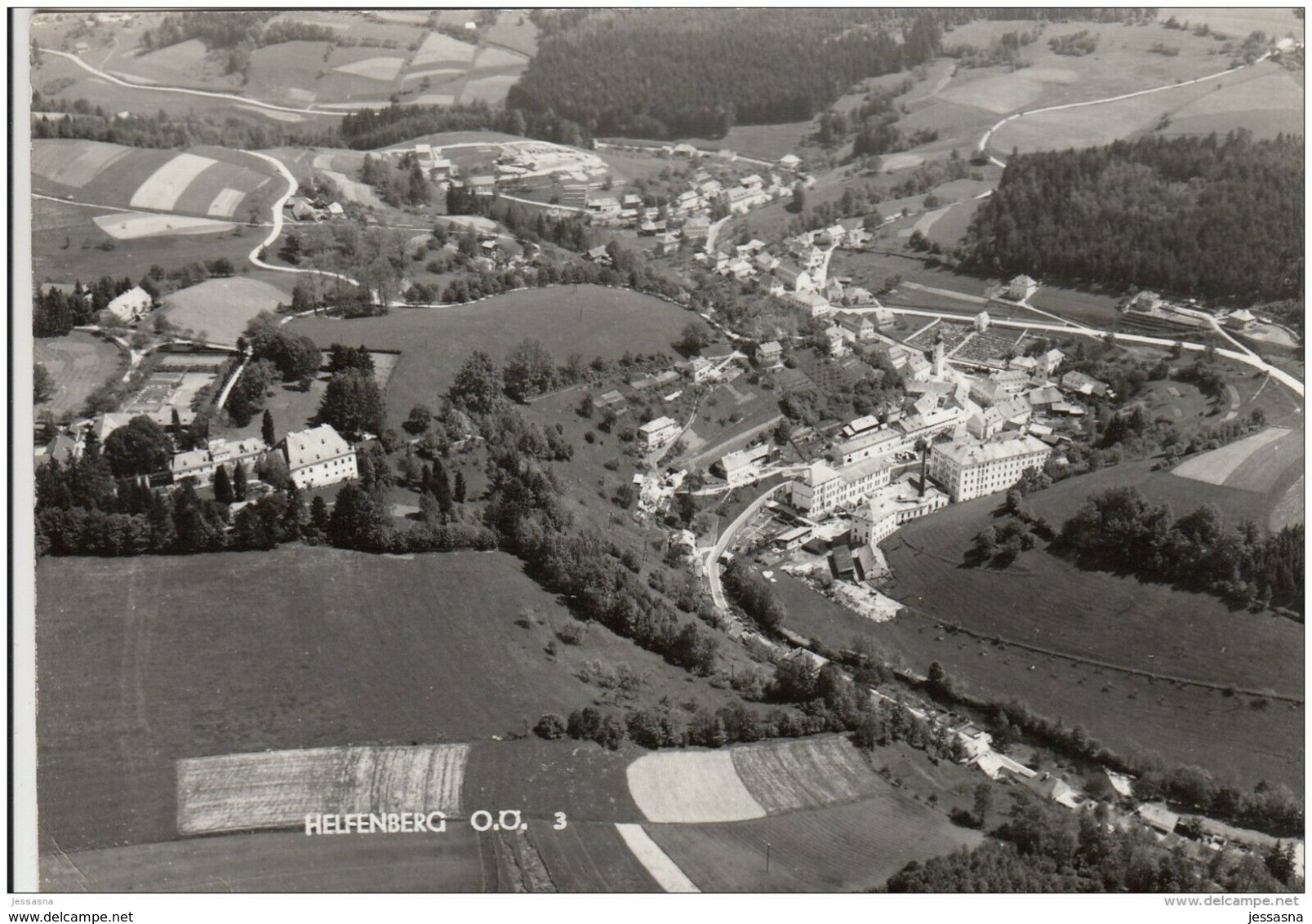 AK - OÖ - Helfenberg - Fliegeraufnahme - 1962 - Rohrbach