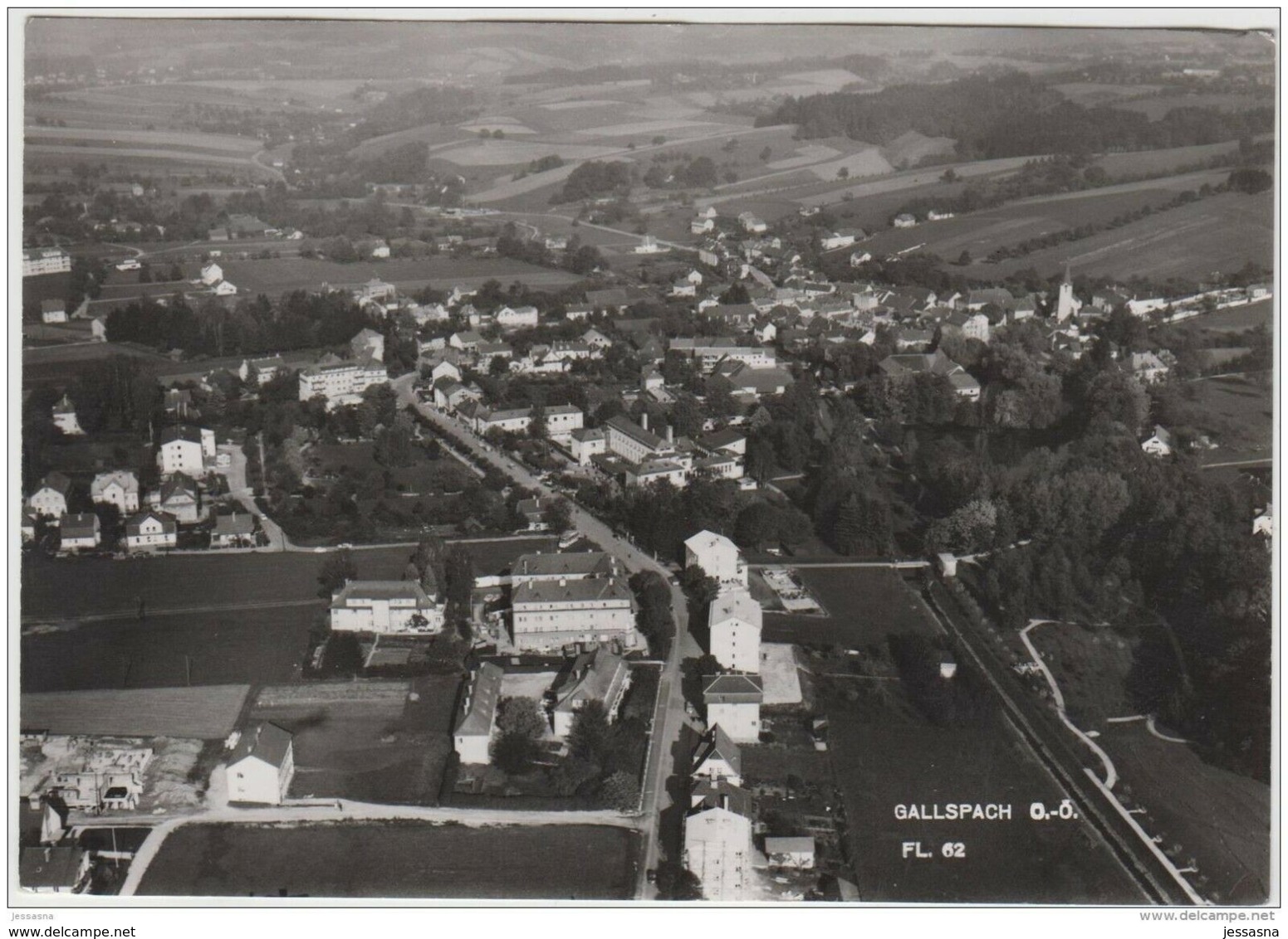 AK - OÖ - GALLSPACH - Fliegeraufnahme 1964 - Gallspach