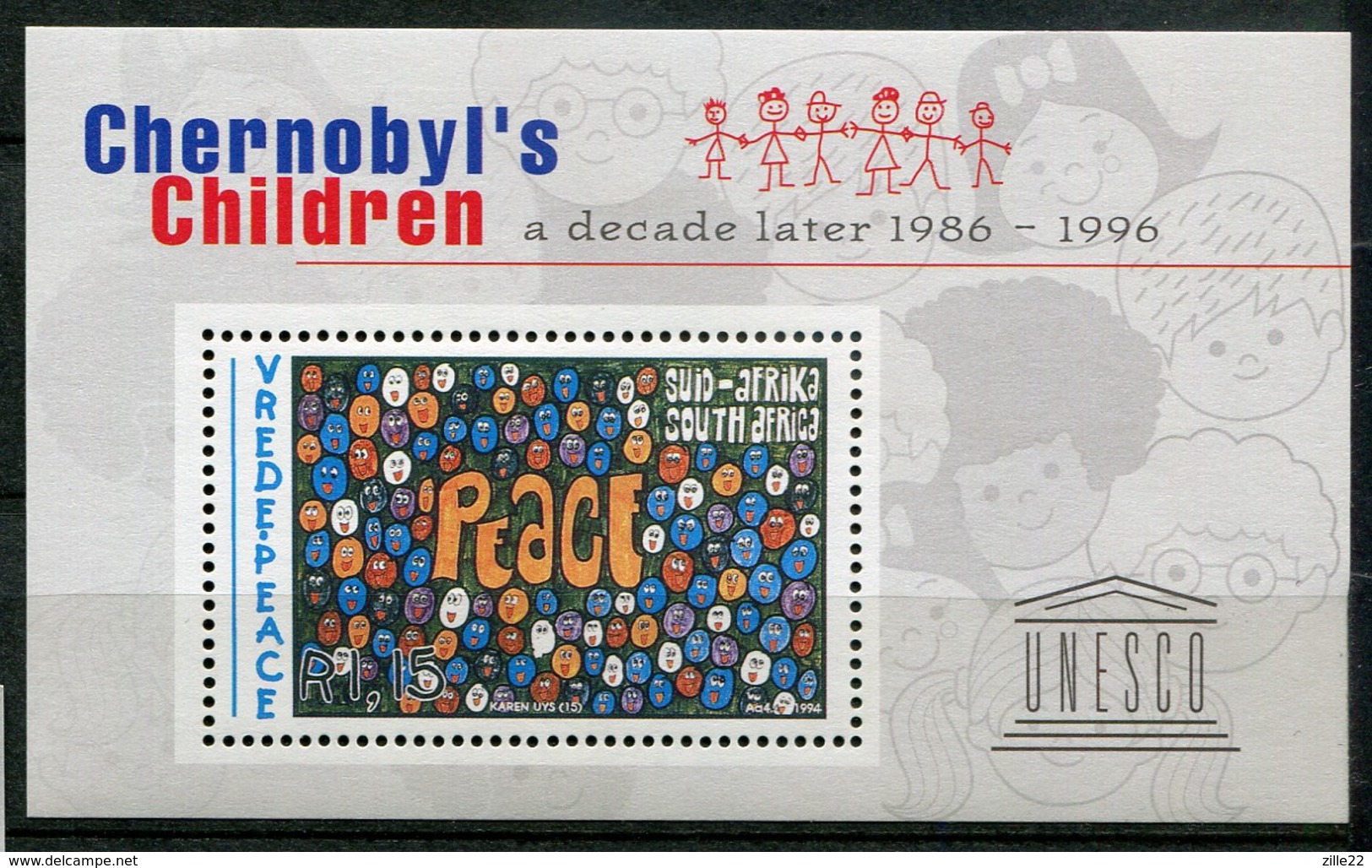 South Africa Mi# Block 59 Postfrisch/MNH - UNESCO Chernobyl Children Help - Sonstige & Ohne Zuordnung