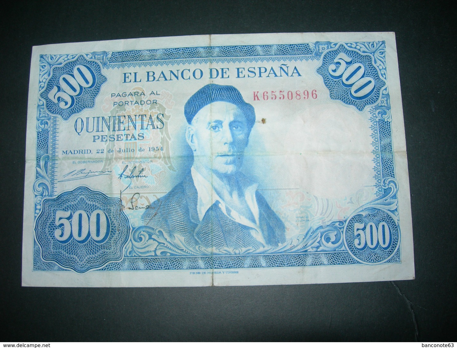 Spagna 500 Pesetas 1954 - 500 Peseten