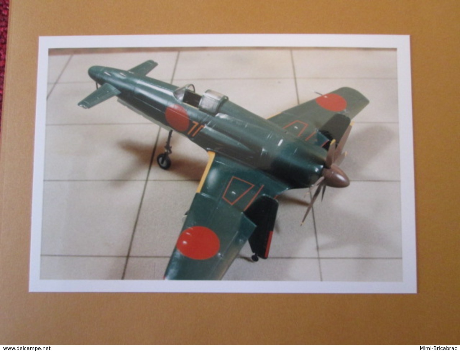 CAGI3 Format Carte Postale Env 15x10cm : SUPERBE (TIRAGE UNIQUE) PHOTO MAQUETTE PLASTIQUE 1/48 Mythique KYUSHU SHINDEN - Vliegtuigen