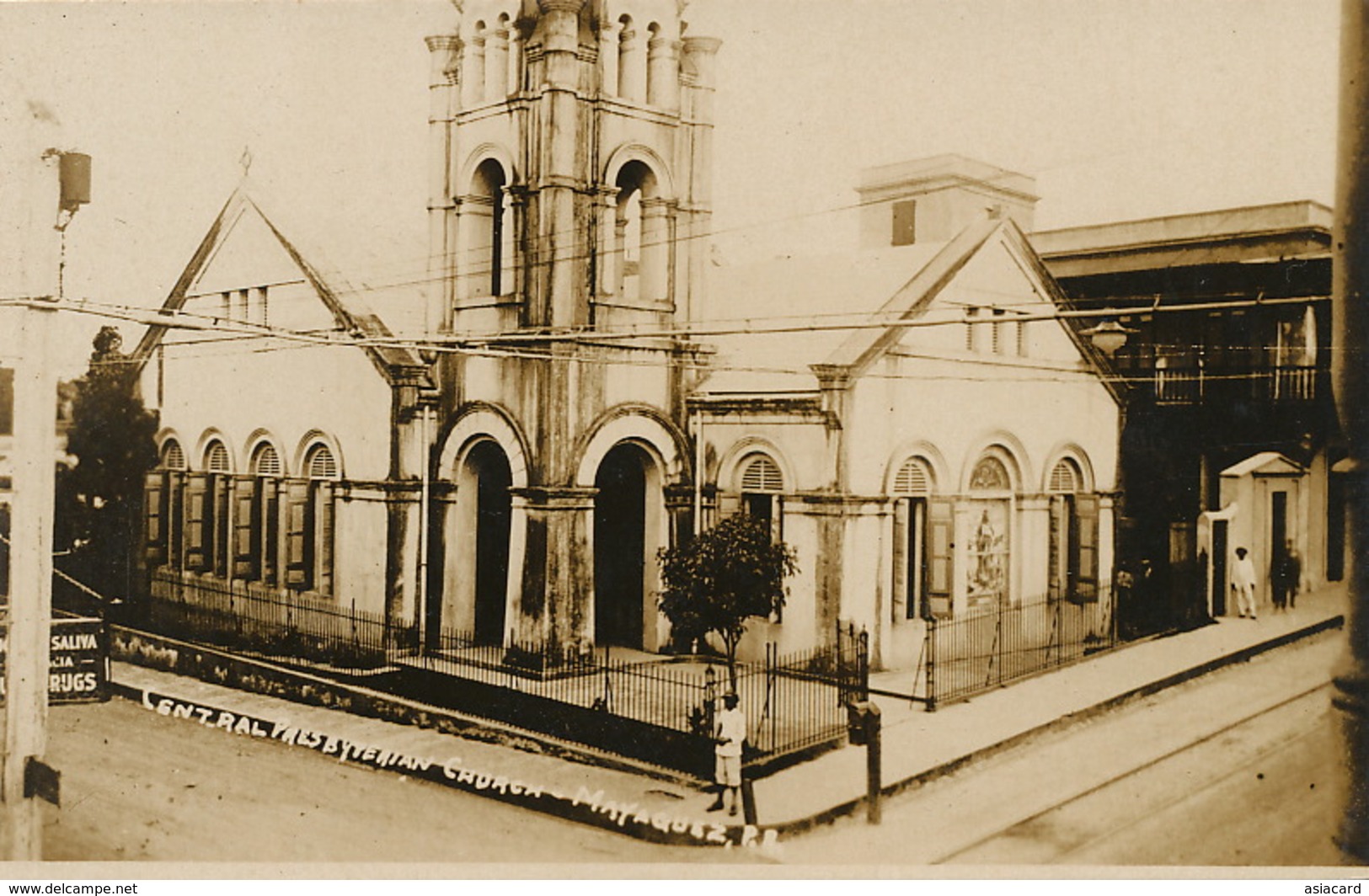 Real Photo Mayaguez Central Presbyterian Church - Puerto Rico