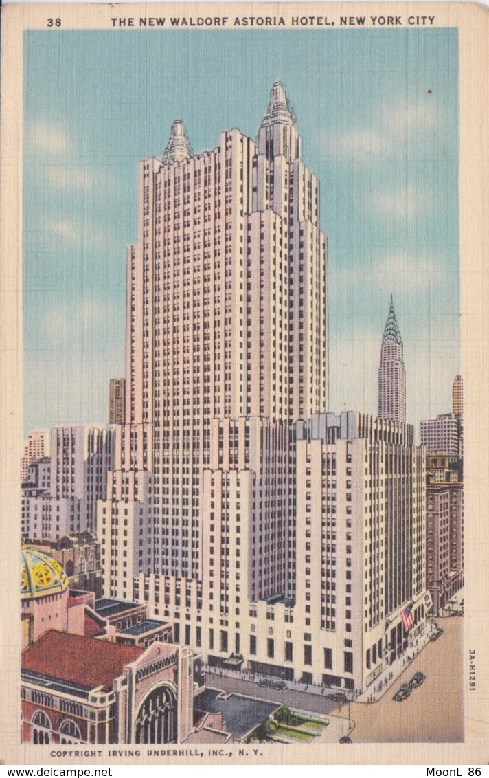 ETATS-UNIS - USA - NY - NEW YORK CITY -  THE NEW WALDORF ASTORIA HOTEL - Cafés, Hôtels & Restaurants