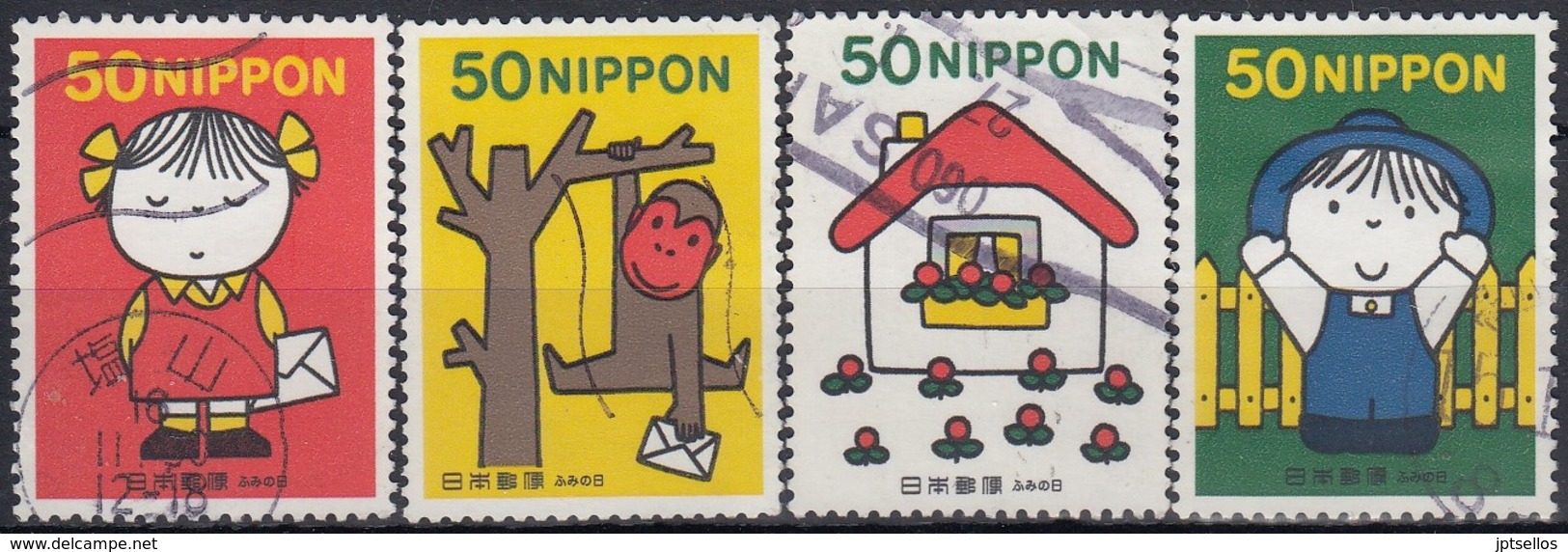 JAPON 2002 Nº 3257/60 USADO - Used Stamps