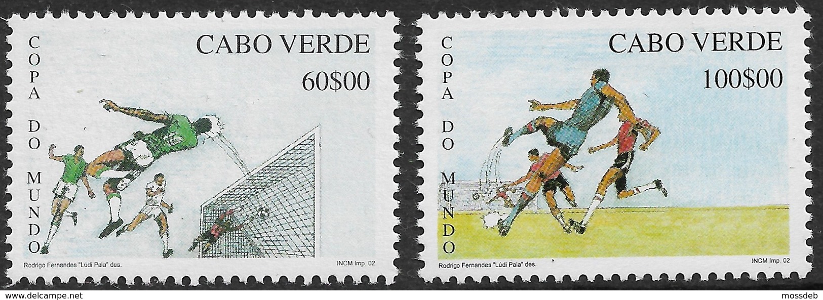 CABO VERDE 2002 CAMPEONATO DO MUNDO DE FUTEBOL  -  COUPE DU MONDE DE FOOTBALL - WORLD CUP FOOTBALL CHAMPIONSHIP - Kap Verde