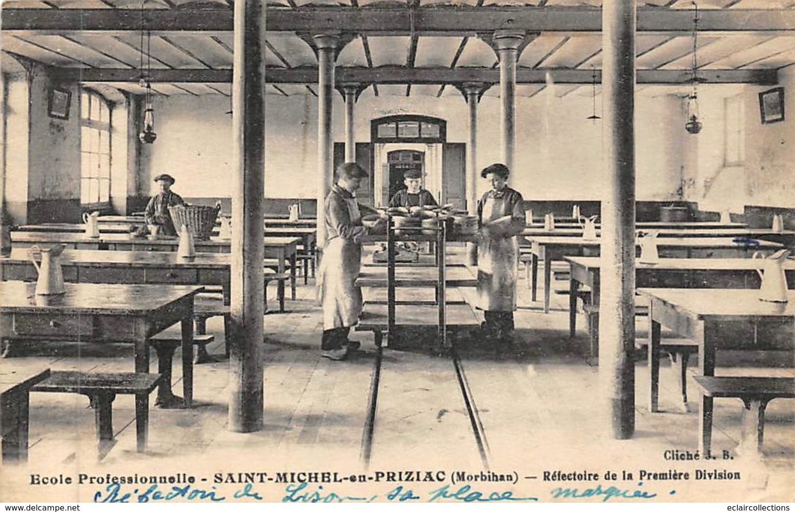 Saint Michel En Priziac       56      Ecole Pro Réfectoire   (Voir Scan) - Andere & Zonder Classificatie