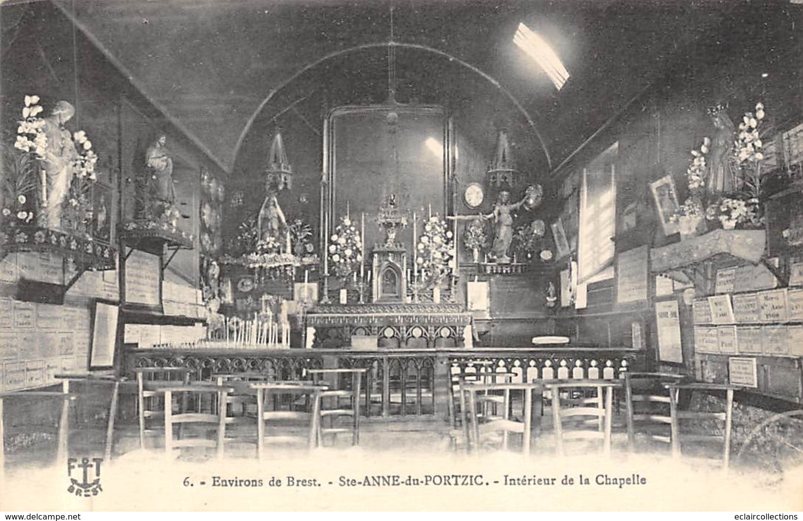 Sainte Anne Du Portzic         56       Intérieur De La Chapelle         (Voir Scan) - Andere & Zonder Classificatie