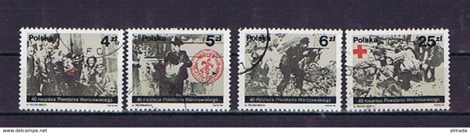 Polen 1984, Michel-Nr. 2930-2933 Gestempelt / Cto - Gebraucht