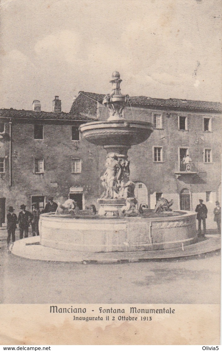 MANCIANO - FONTANA MONUMENTALE - Grosseto