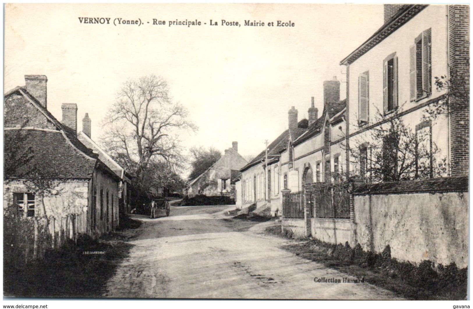 89 VERNOY - Rue Principale - La Poste, Mairie Et école - Venoy