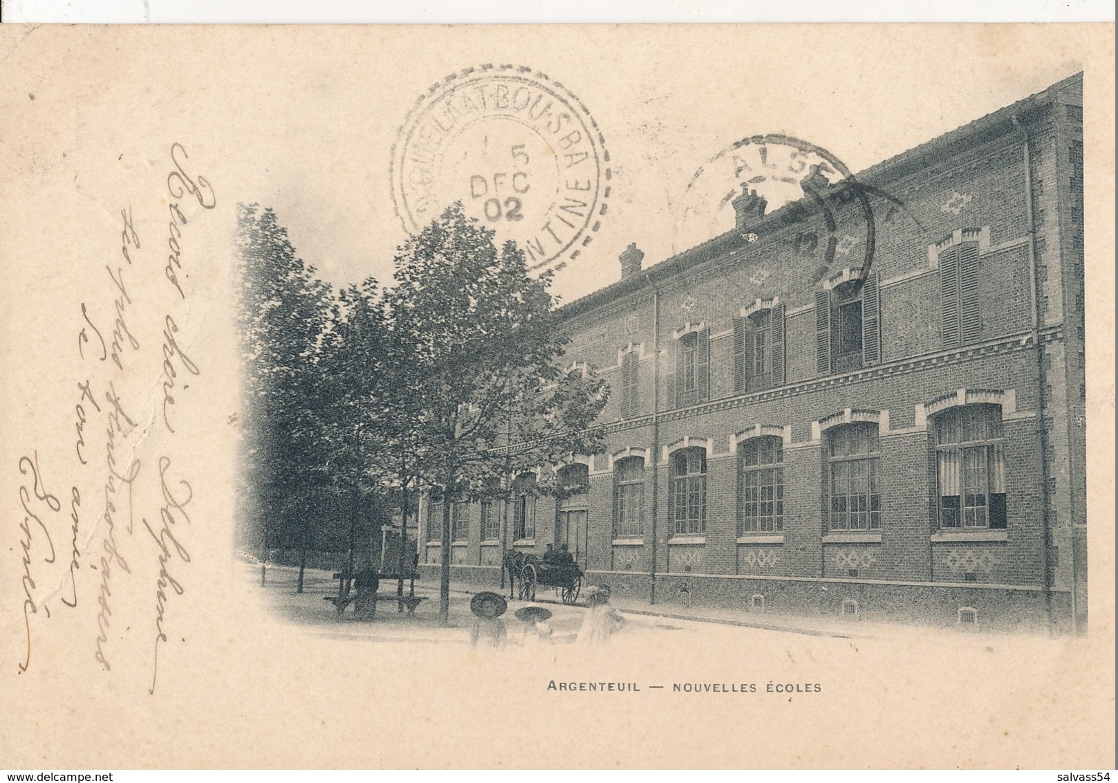 95) ARGENTEUIL : Nouvelles écoles (1902) - Argenteuil