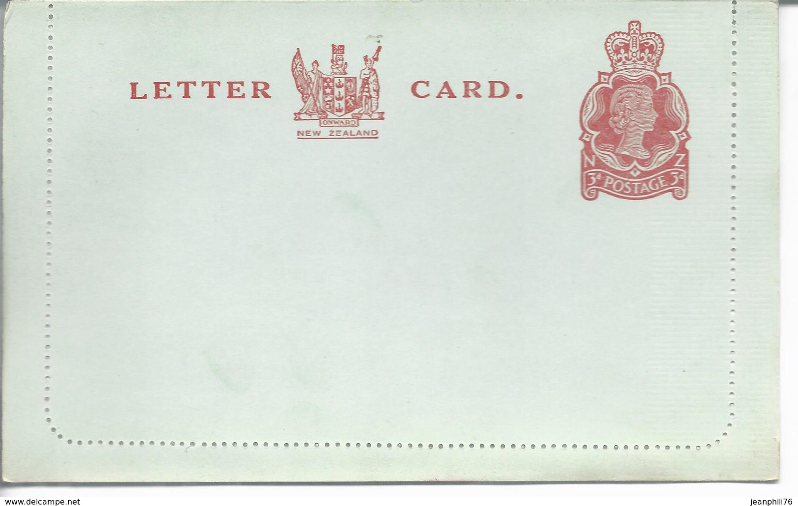 Nouvelle Zelande Carte-lettre 3d - Postal Stationery