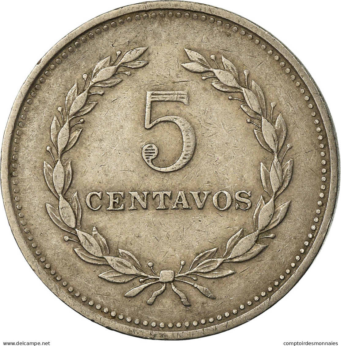 Monnaie, El Salvador, 5 Centavos, 1975, TTB, Copper-Nickel Clad Steel, KM:149 - El Salvador