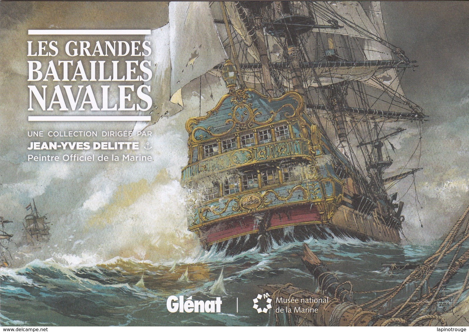 Dossier De Presse DELITTE Jean-Yves Les Grandes Batailles Navales Glénat 2018 - Presseunterlagen