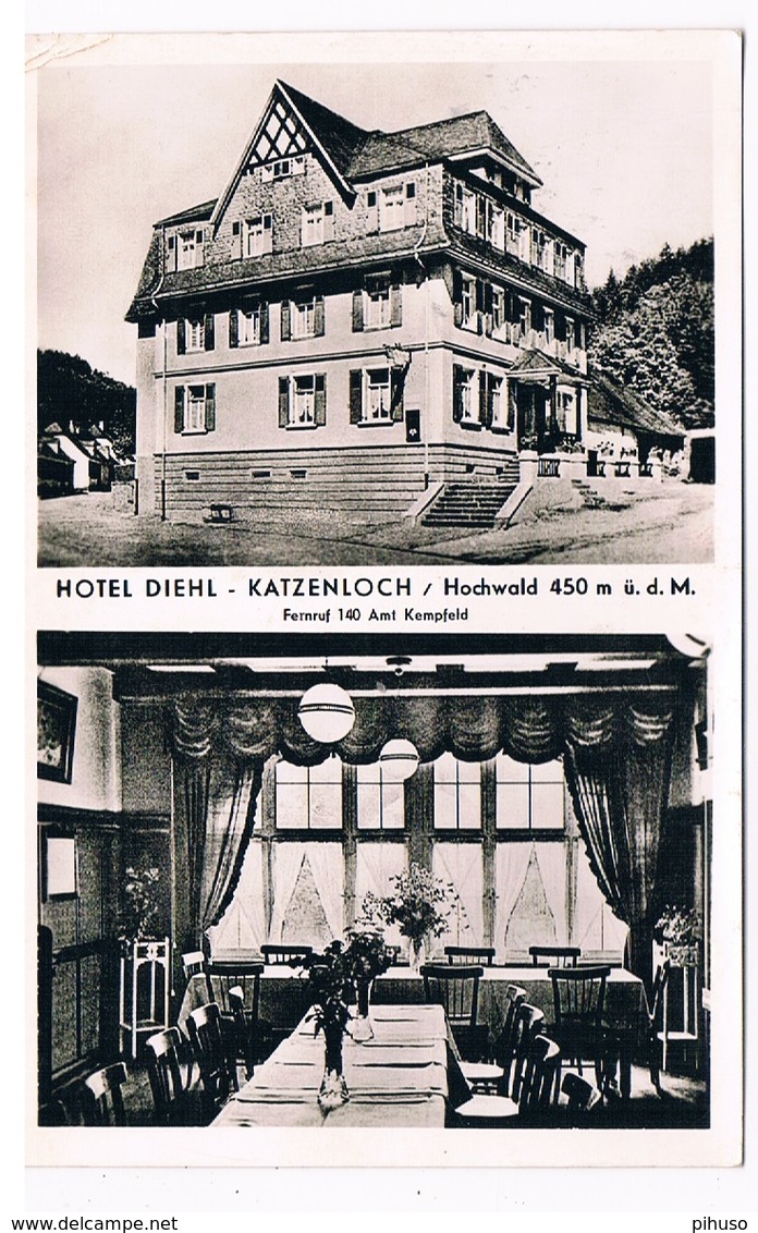 D-10918   KATZENLOCH / KEMPFELD : Hotel Diehl - Birkenfeld (Nahe)
