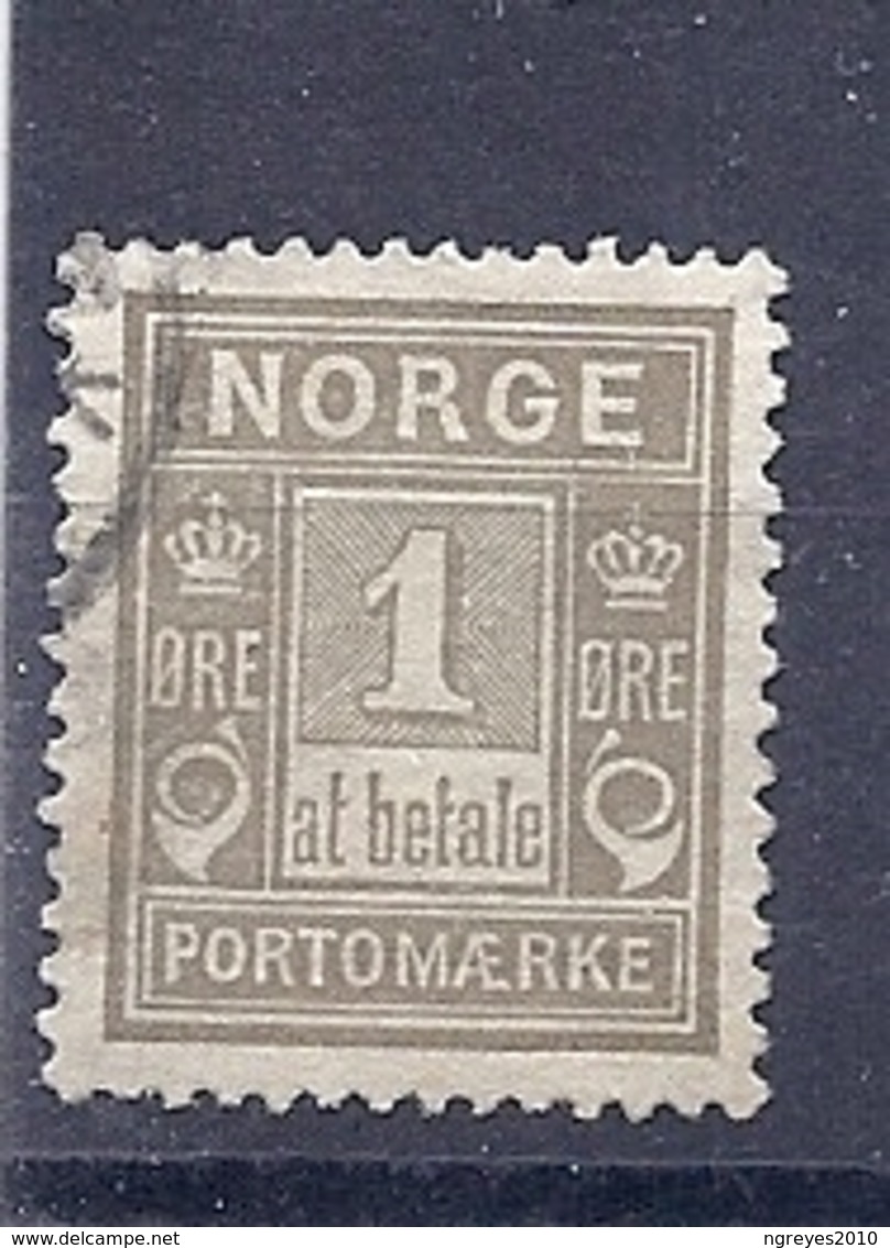 200034282  NORUEGA  YVERT  TAXE  Nº  1 - Usati