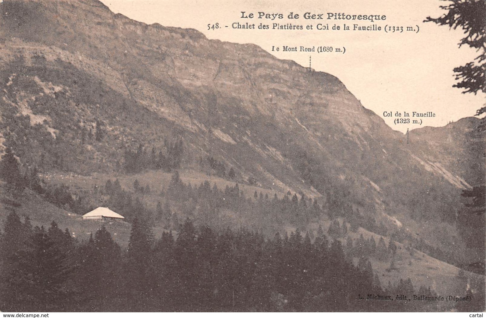 01 - Le Pays De GEX Pittoresque - Chalet Des Pistières Et Col De La Faucille (1323 M) - Gex